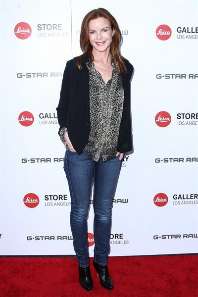 Marcia Cross G-Star RAW unveils RAW Leica at the Leica Store Opening on June 20, 2013