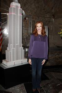 Marcia Cross Marcia Cross Lights The Empire State Building In Honor Of Plan International USA on October 10, 2012