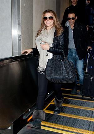 Maria Menounos arrives at LAX Airport on March 10, 2013