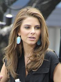 Maria Menounos on the set of the Extra at the Grove in LA on June 5, 2013