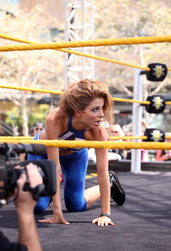 Maria Menounos WWE SummerSlam 2013 in LA 8/18/13 