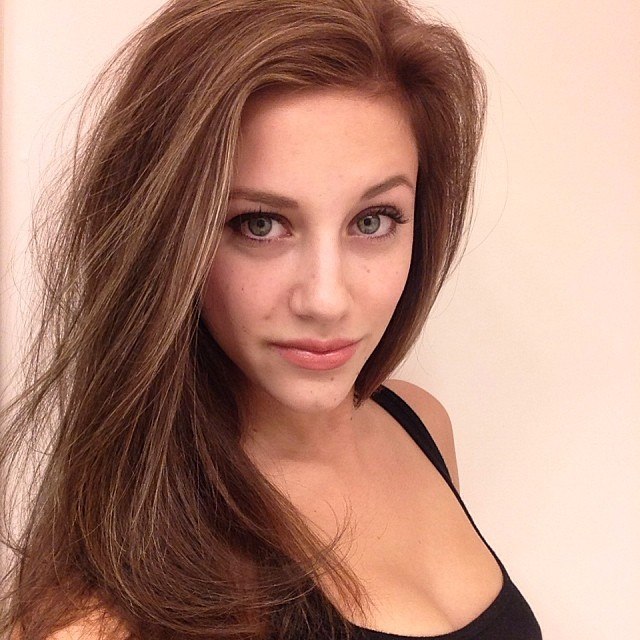 Lili Reinhart taking a selfie