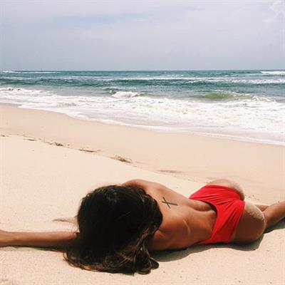 Viktoria Odintsova in a bikini
