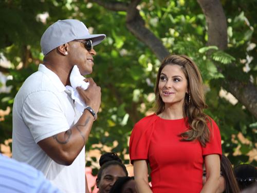 Maria Menounos at The Grove for filming October 2, 2012 