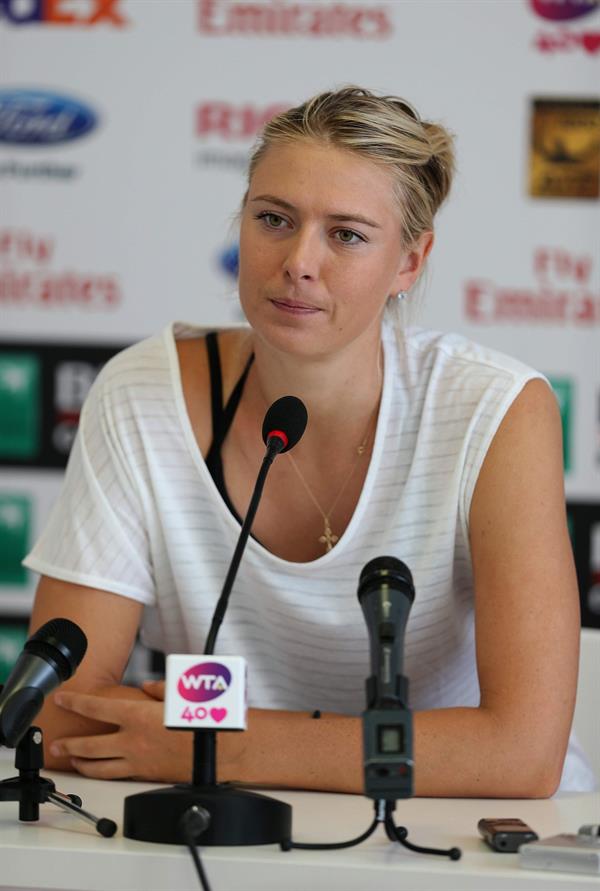 Maria Sharapova during a Press Conference of the Internazionali BNL d'Italia 2013 May 14, 2013 