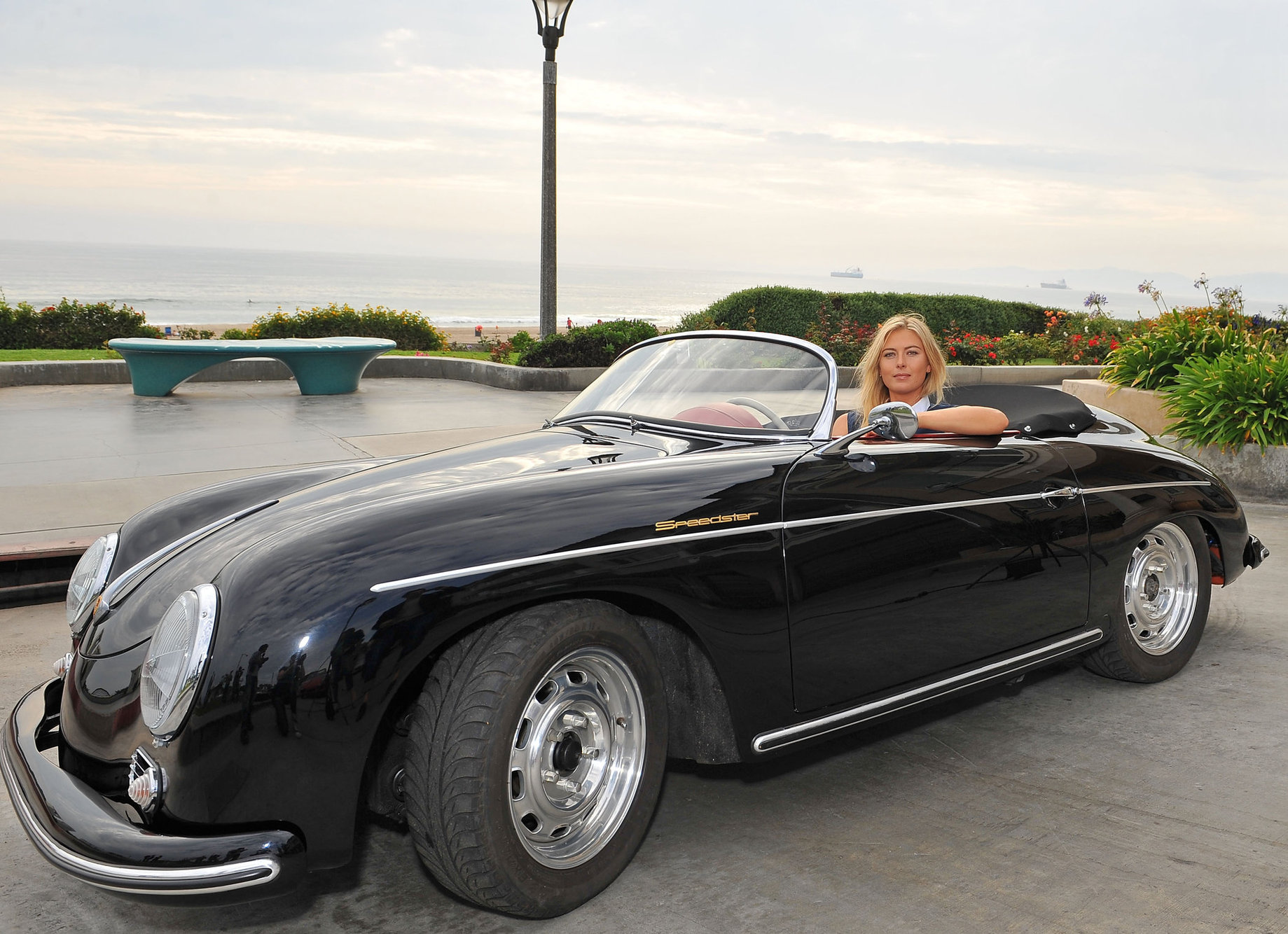 Maria Sharapova Pictures Maria Sharapova Porsche photoshoot in Manhattan Beach, California on July 11, 2013