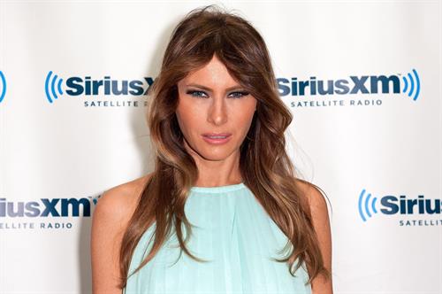 Melania Trump Visits SiriusXM Studios (May 31, 2012) 