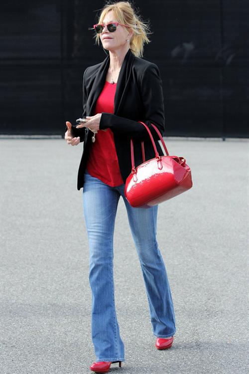 Melanie Griffith Leaving Mafield store in West Hollywood (May 8, 2013) 