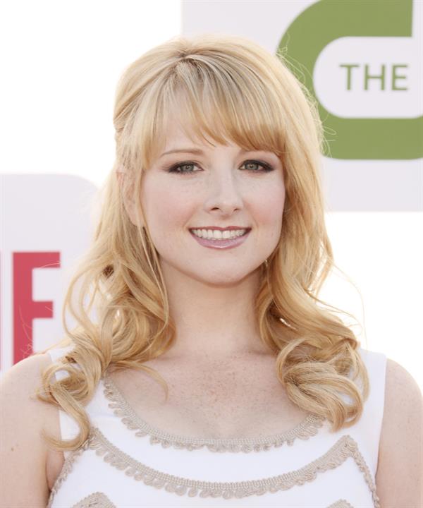 Melissa Rauch arrives at the 2012 TCA Summer Tour - CBS, Showtime And The CW Party at 9900 Wilshire Blvd on July 29, 2012 in Beverly Hills, California