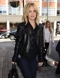 Mena Suvari outside the BBC Radio One studios October 4, 2012 