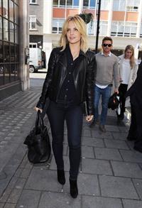Mena Suvari outside the BBC Radio One studios October 4, 2012 