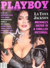 La Toya Jackson nude Playboy March 1989