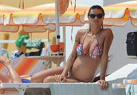 Michelle Hunziker bikini candids in Varigotti, Italia 6/7/13