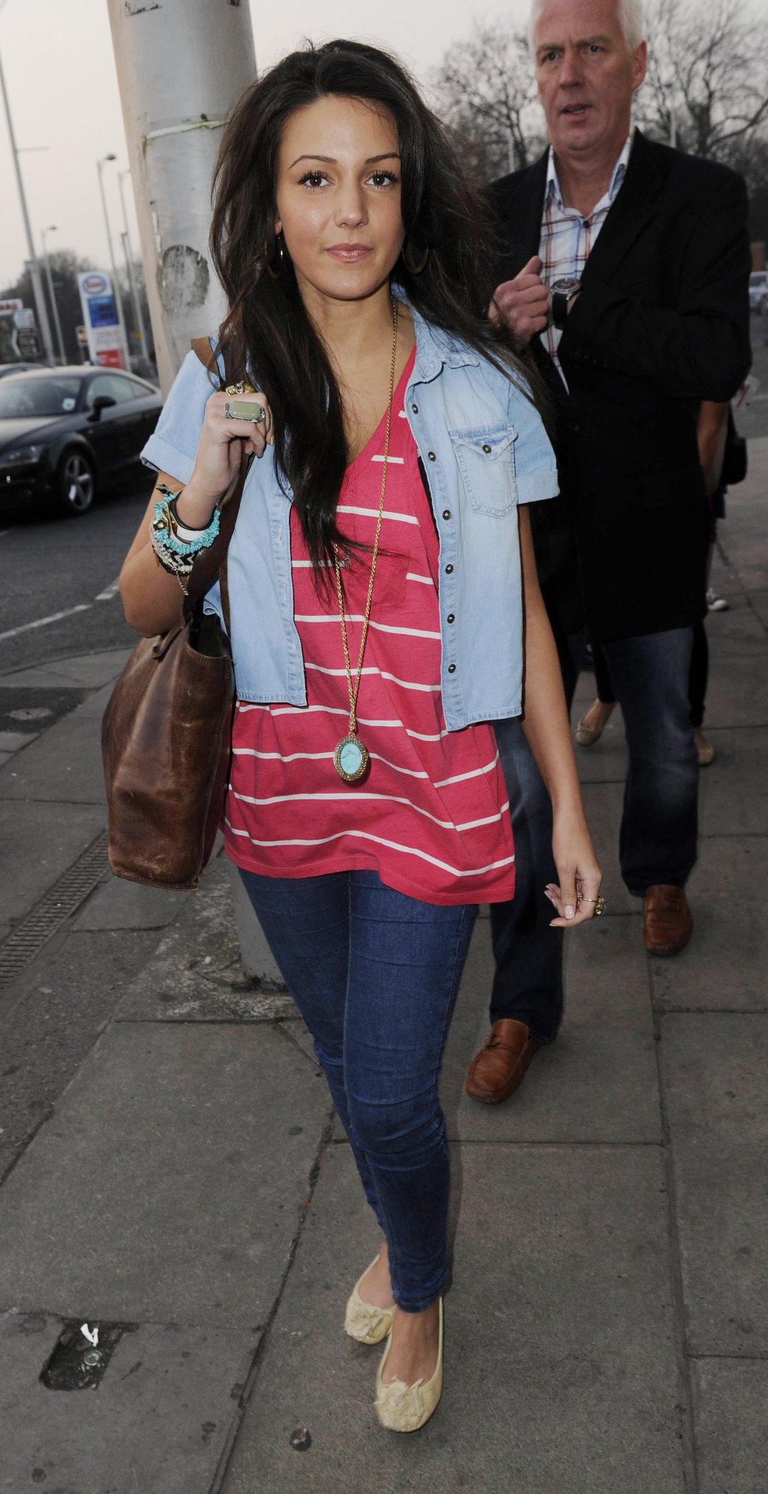 Michelle Keegan before the Wanted Concert March 28, 2011