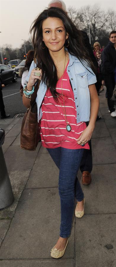 Michelle Keegan before the Wanted Concert March 28, 2011