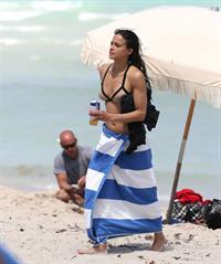 Michelle Rodriguez enjoying the sun at Miami Beach April 26-2013 