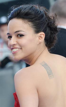 Michelle Rodriguez at the Fast and Furious 6 premiere, London - May 7, 2013 