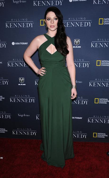 Michelle Trachtenberg “Killing Kennedy” Premiere in Beverly Hills, November 4, 2013 
