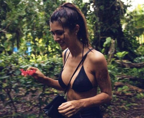 Cata Freer in a bikini