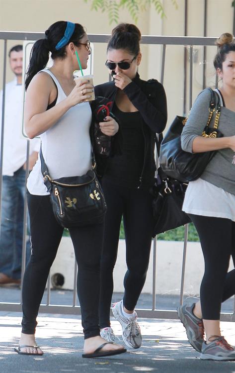 Mila Kunis Pictures Mila Kunis leaving exercise class in West Hollywood 10/23/12