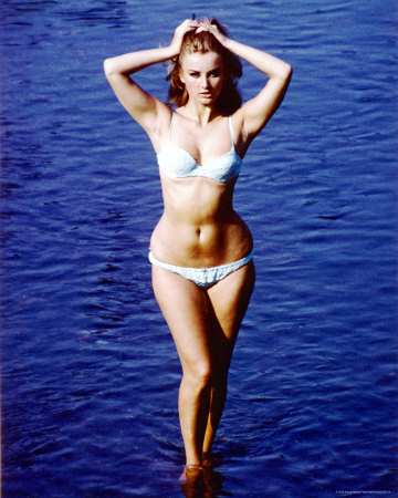 Barbara Bouchet in a bikini