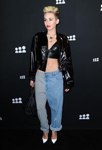 Miley Cyrus Attends the Myspace relaunch at The El Rey Theater in Los Angeles on June 12, 2013