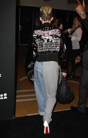 Miley Cyrus Attends the Myspace relaunch at The El Rey Theater in Los Angeles on June 12, 2013