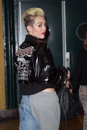 Miley Cyrus Attends the Myspace relaunch at The El Rey Theater in Los Angeles on June 12, 2013