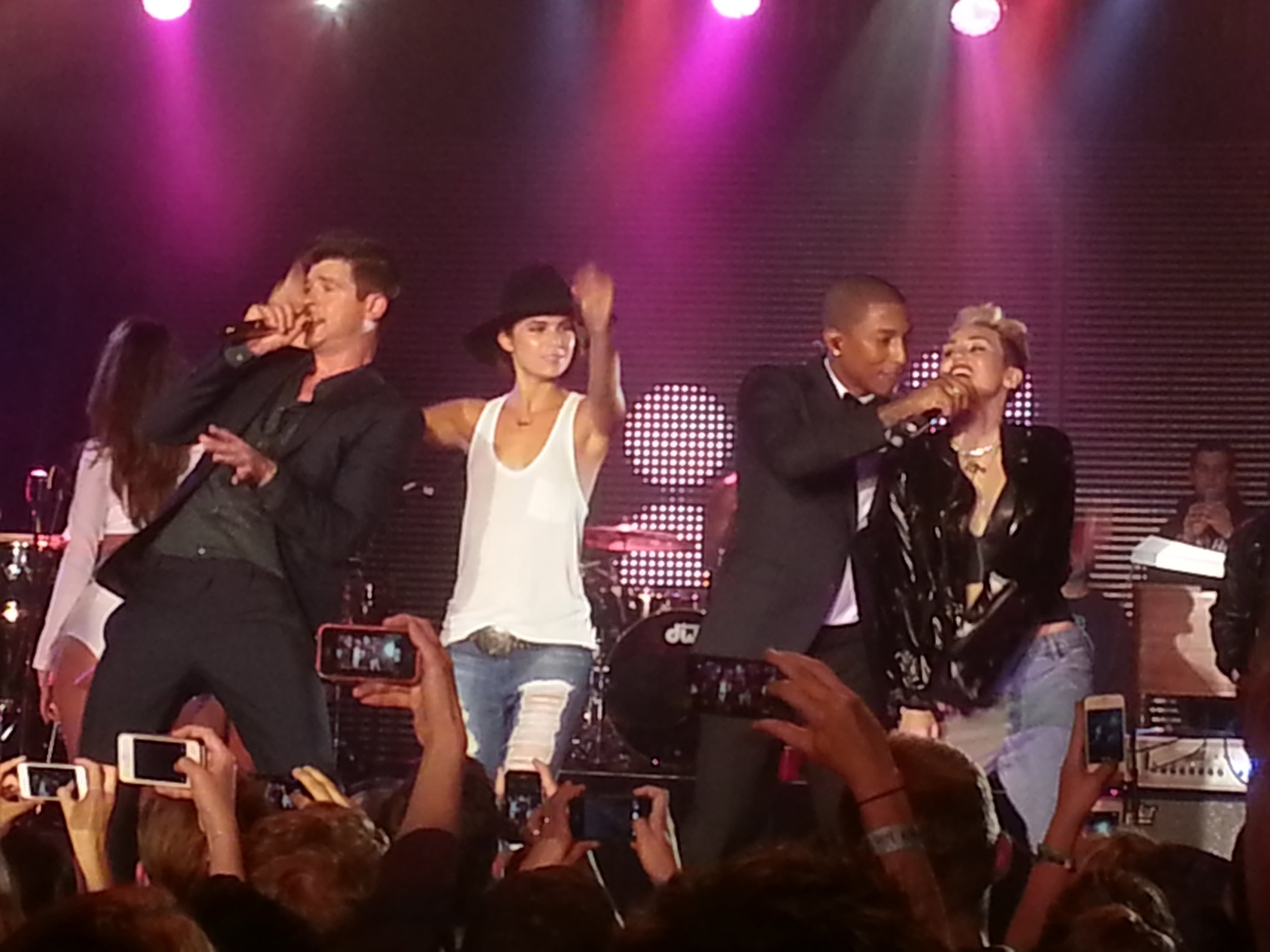 Miley Cyrus Attends the Myspace relaunch at The El Rey Theater in Los Angeles on June 12, 2013