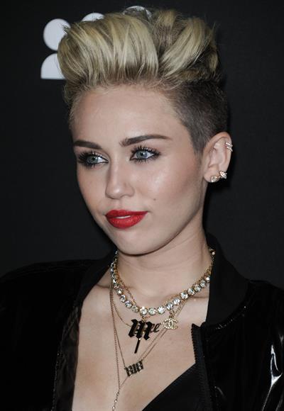 Miley Cyrus Attends the Myspace relaunch at The El Rey Theater in Los Angeles on June 12, 2013