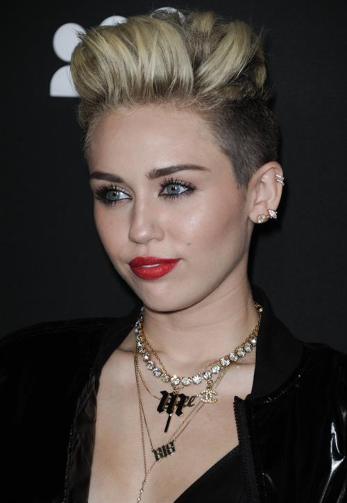 Miley Cyrus Attends the Myspace relaunch at The El Rey Theater in Los Angeles on June 12, 2013