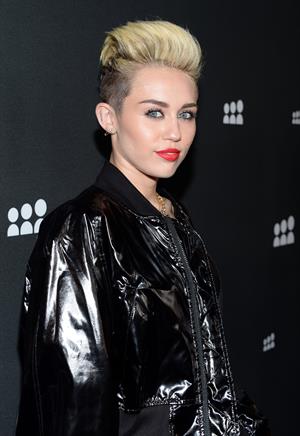Miley Cyrus Attends the Myspace relaunch at The El Rey Theater in Los Angeles on June 12, 2013