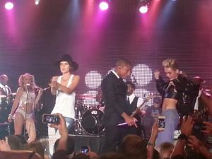 Miley Cyrus Attends the Myspace relaunch at The El Rey Theater in Los Angeles on June 12, 2013