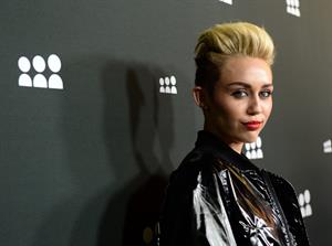 Miley Cyrus Attends the Myspace relaunch at The El Rey Theater in Los Angeles on June 12, 2013