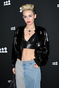 Miley Cyrus Attends the Myspace relaunch at The El Rey Theater in Los Angeles on June 12, 2013
