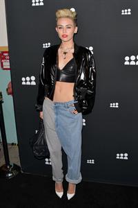 Miley Cyrus Attends the Myspace relaunch at The El Rey Theater in Los Angeles on June 12, 2013