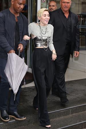 Miley Cyrus in Paris 9/9/13  