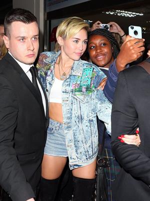 Miley Cyrus in London 9/11/13  