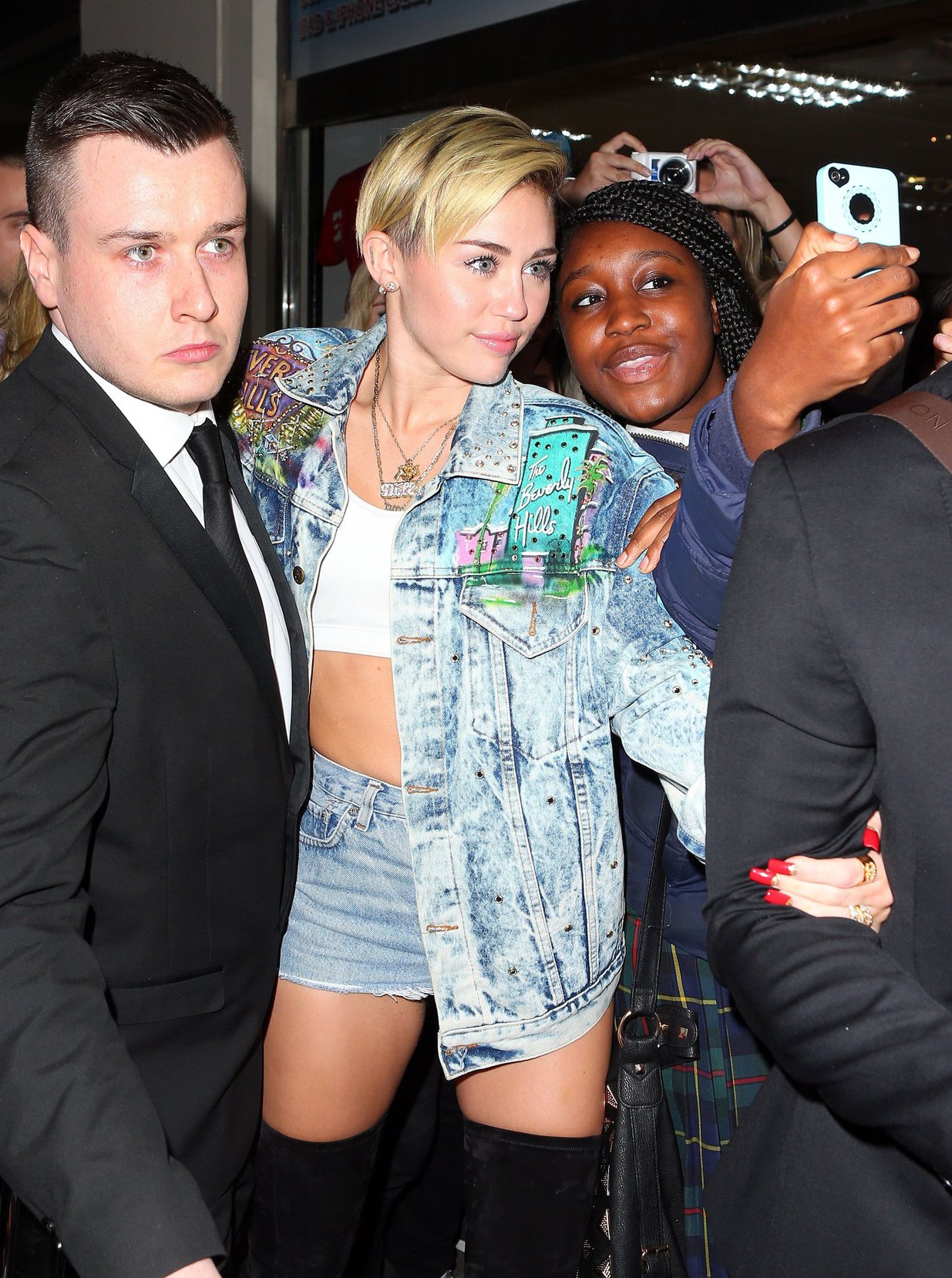 Miley Cyrus in London 9/11/13  