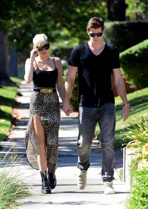 Miley Cyrus Pictures Miley Cyrus out and about in Studio City 10/19/12