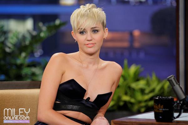 Miley Cyrus on The Tonight Show with Jay Leno 10/12/12 