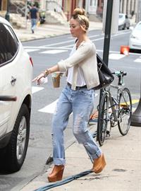 Miley Cyrus - Out with Happy in Philadelphia (August 7th 2012)