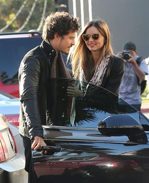 Miranda kerr outside a spa in LA on January 4th 2013  