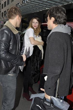 Mischa Barton At her Hotel in Berlin - October 26, 2012