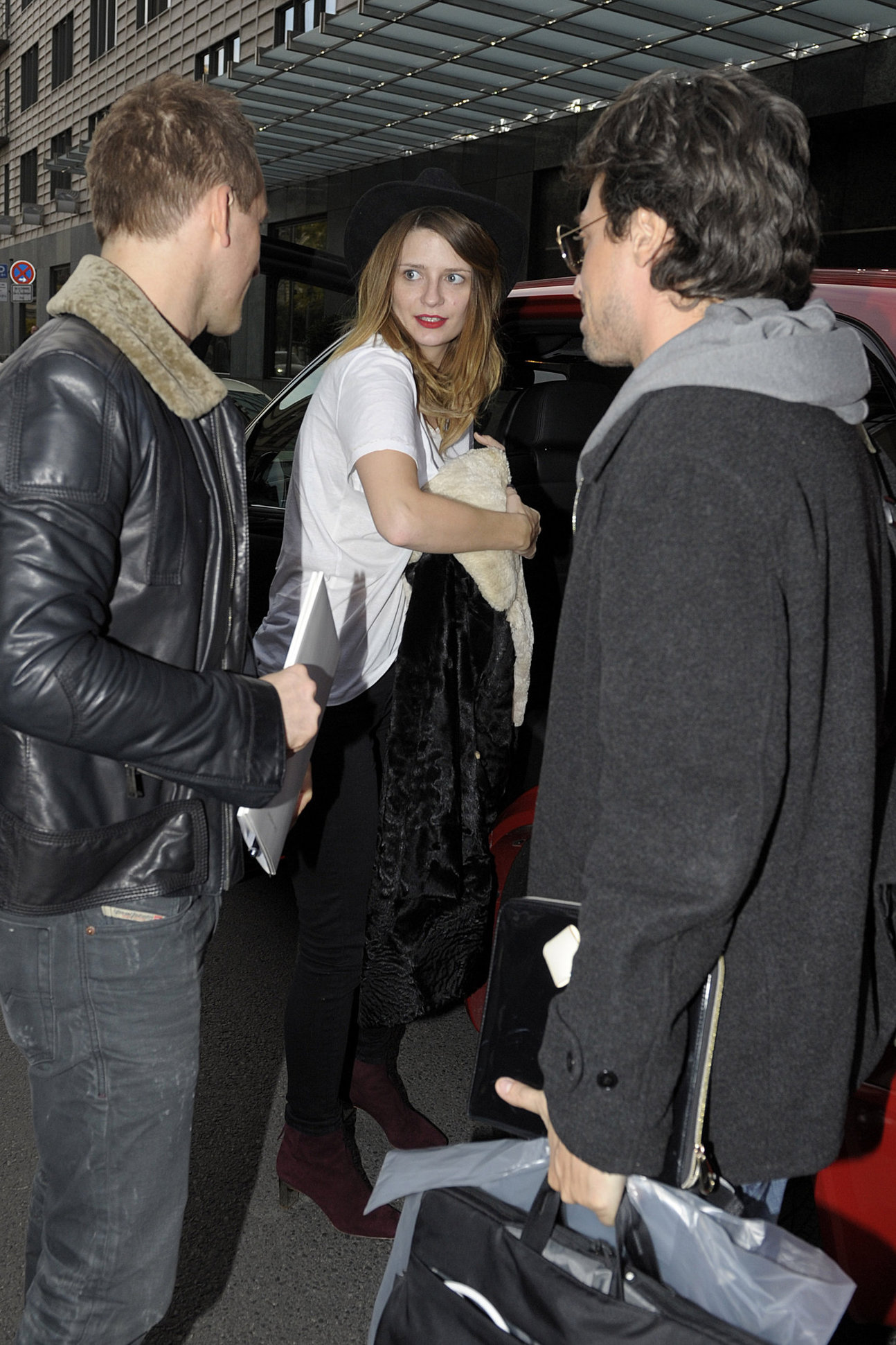 Mischa Barton At her Hotel in Berlin - October 26, 2012