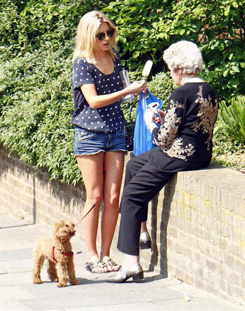 Mollie King Pictures Mollie King London candids April 23, 2011
