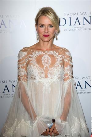 Naomi Watts  Diana  Paris Premiere on September 6, 2013 