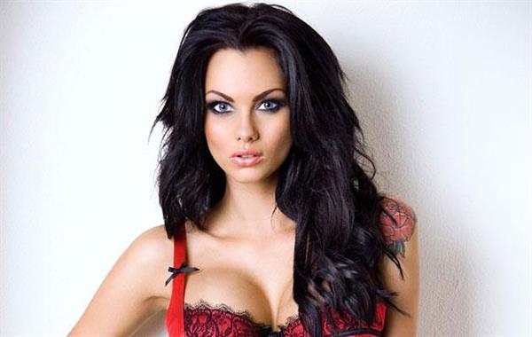 Jessica-Jane Clement in lingerie