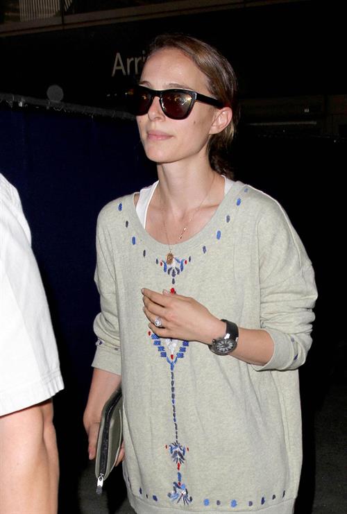 Natalie Portman arrives at LAX Airport - May 30, 2013 