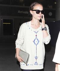 Natalie Portman arrives at LAX Airport - May 30, 2013 